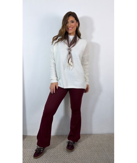 Legging Barbie burdeos