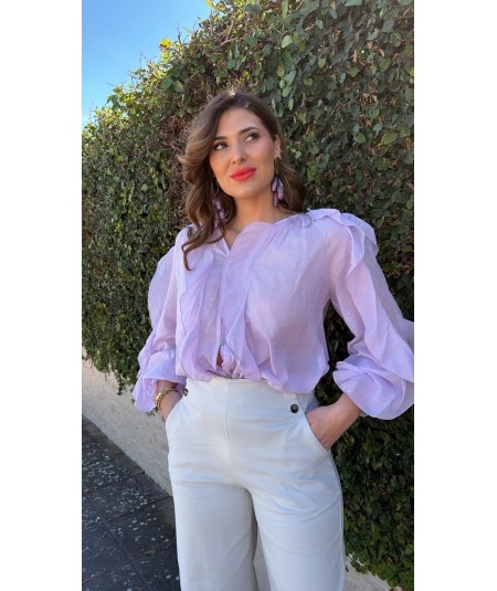 Blusa Julieta malva